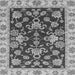 Square Oriental Gray Traditional Rug, abs3017gry