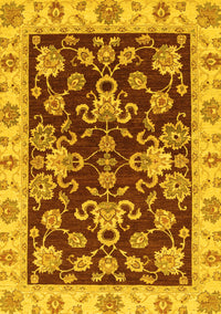 Oriental Yellow Traditional Rug, abs3017yw