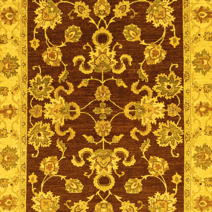 Oriental Yellow Traditional Rug, abs3017yw