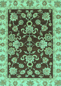 Oriental Turquoise Traditional Rug, abs3017turq