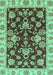 Oriental Turquoise Traditional Rug, abs3017turq