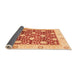 Sideview of Oriental Orange Traditional Rug, abs3018org