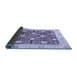 Sideview of Oriental Blue Traditional Rug, abs3018blu