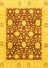 Oriental Yellow Traditional Rug, abs3018yw