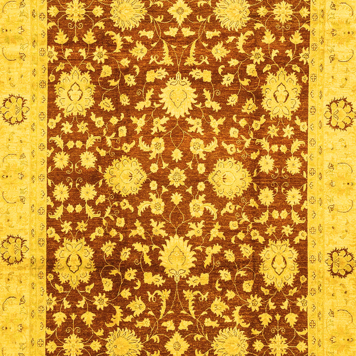Oriental Yellow Traditional Rug, abs3018yw
