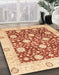Machine Washable Abstract Red Rug in a Family Room, wshabs3018