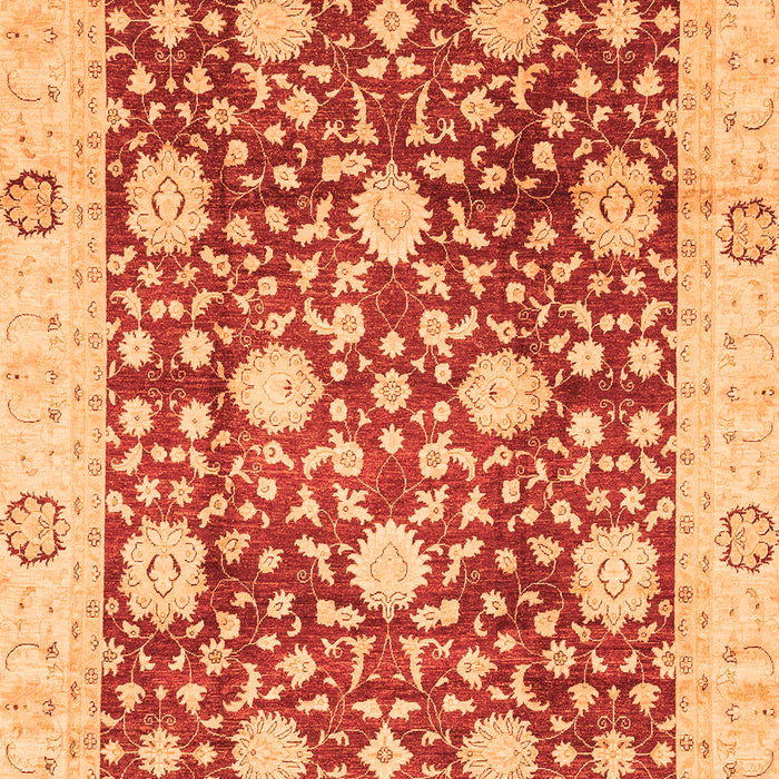 Oriental Orange Traditional Rug, abs3018org