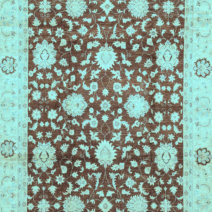 Oriental Light Blue Traditional Rug, abs3018lblu