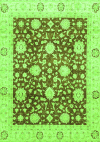 Oriental Green Traditional Rug, abs3018grn