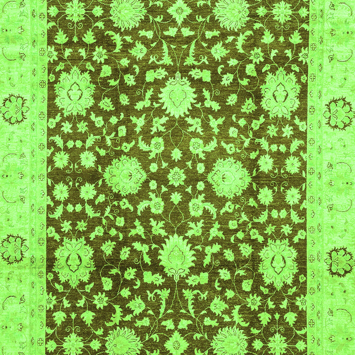 Oriental Green Traditional Rug, abs3018grn