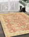 Machine Washable Abstract Yellow Rug in a Family Room, wshabs3019