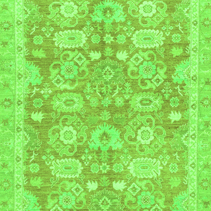 Machine Washable Abstract Green Modern Area Rugs, wshabs3019grn