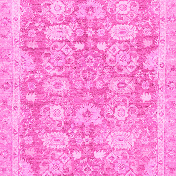 Machine Washable Abstract Pink Modern Rug, wshabs3019pnk