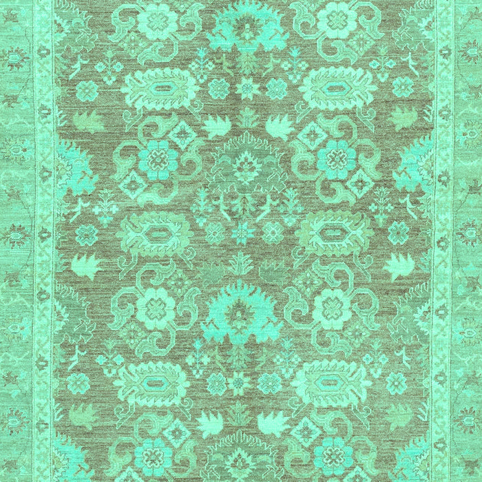 Abstract Turquoise Modern Rug, abs3019turq