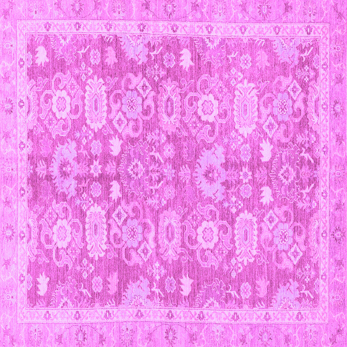 Square Abstract Purple Modern Rug, abs3019pur
