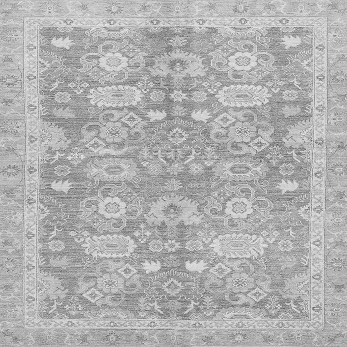 Square Machine Washable Abstract Gray Modern Rug, wshabs3019gry