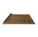 Sideview of Southwestern Brown Country Rug, abs301brn