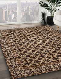 Abstract Bakers Brown Southwestern Rug, abs301