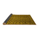 Sideview of Southwestern Yellow Country Rug, abs301yw