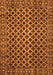 Southwestern Orange Country Rug, abs301org