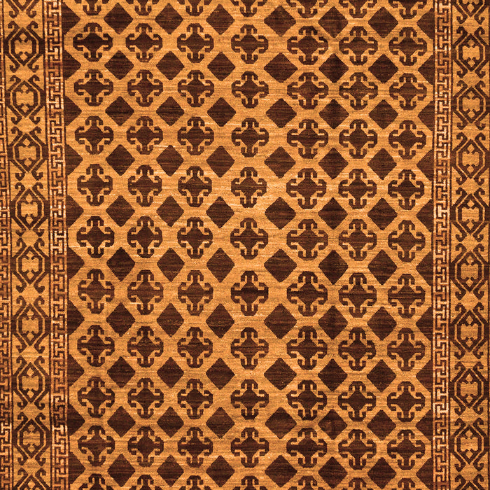 Southwestern Orange Country Rug, abs301org