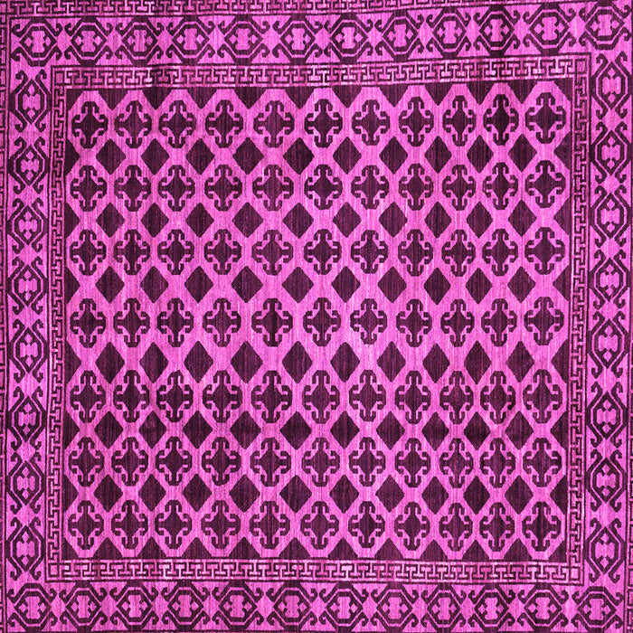 Square Southwestern Pink Country Rug, abs301pnk