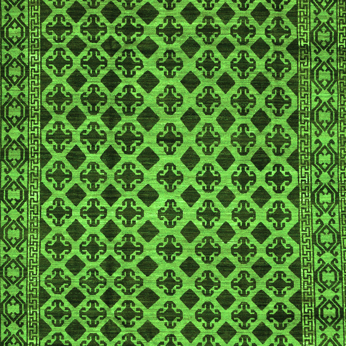 Southwestern Green Country Rug, abs301grn