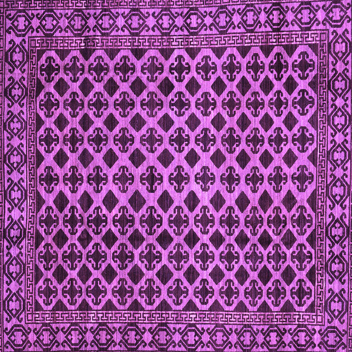 Square Southwestern Purple Country Rug, abs301pur