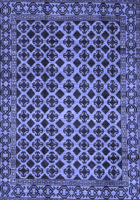 Southwestern Blue Country Rug, abs301blu