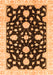 Oriental Orange Traditional Rug, abs3020org