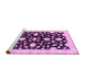 Sideview of Machine Washable Oriental Purple Traditional Area Rugs, wshabs3020pur