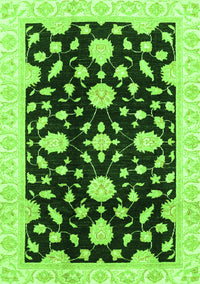 Oriental Green Traditional Rug, abs3020grn