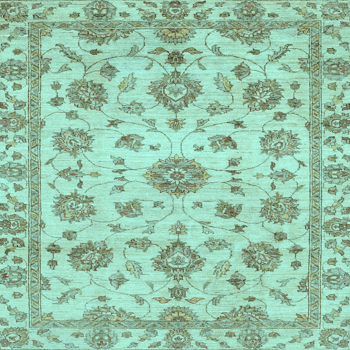 Square Abstract Light Blue Modern Rug, abs3021lblu