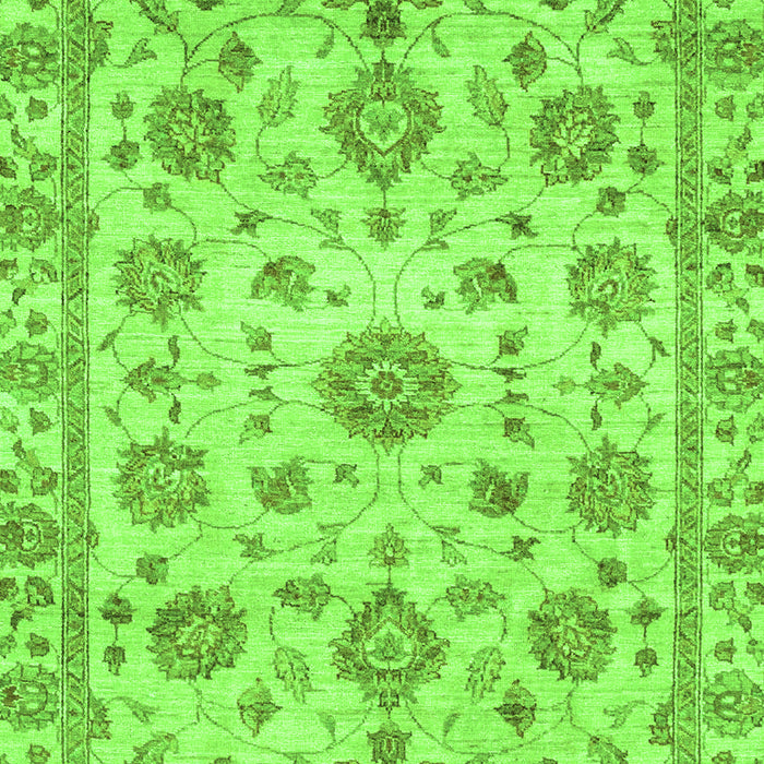 Machine Washable Abstract Green Modern Area Rugs, wshabs3021grn