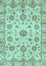 Abstract Light Blue Modern Rug, abs3021lblu