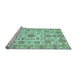 Sideview of Machine Washable Abstract Light Blue Modern Rug, wshabs3021lblu