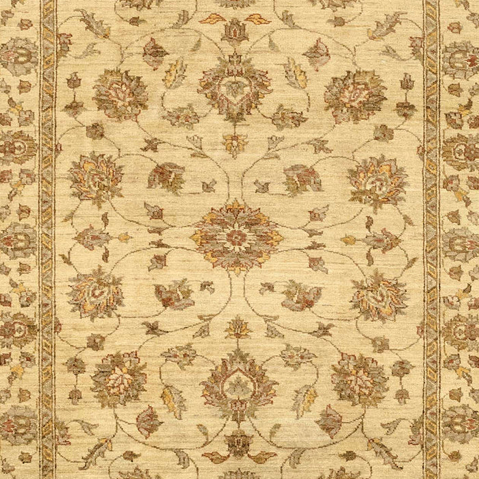 Machine Washable Abstract Chrome Gold Yellow Rug, wshabs3021