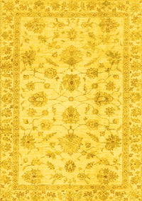 Oriental Yellow Traditional Rug, abs3022yw