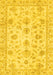 Oriental Yellow Traditional Rug, abs3022yw