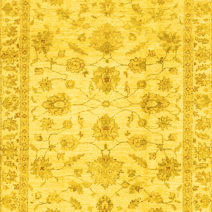 Oriental Yellow Traditional Rug, abs3022yw