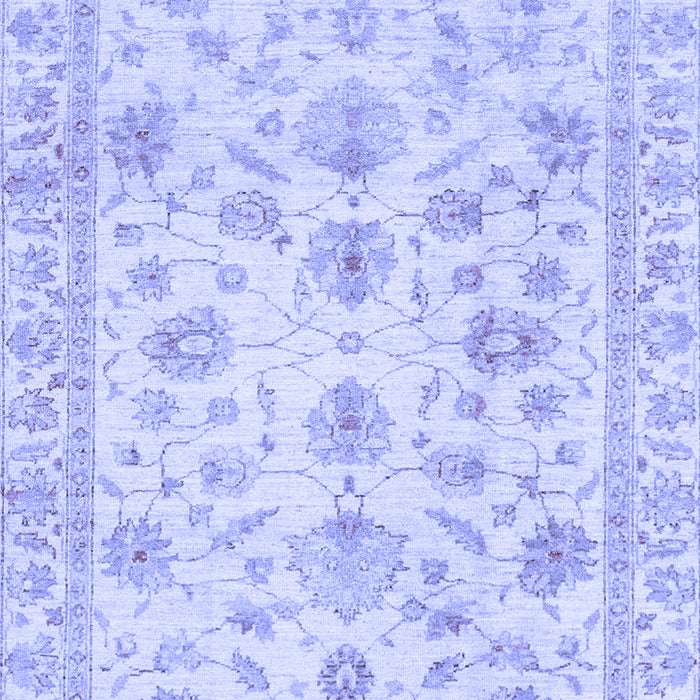 Machine Washable Oriental Blue Traditional Rug, wshabs3022blu