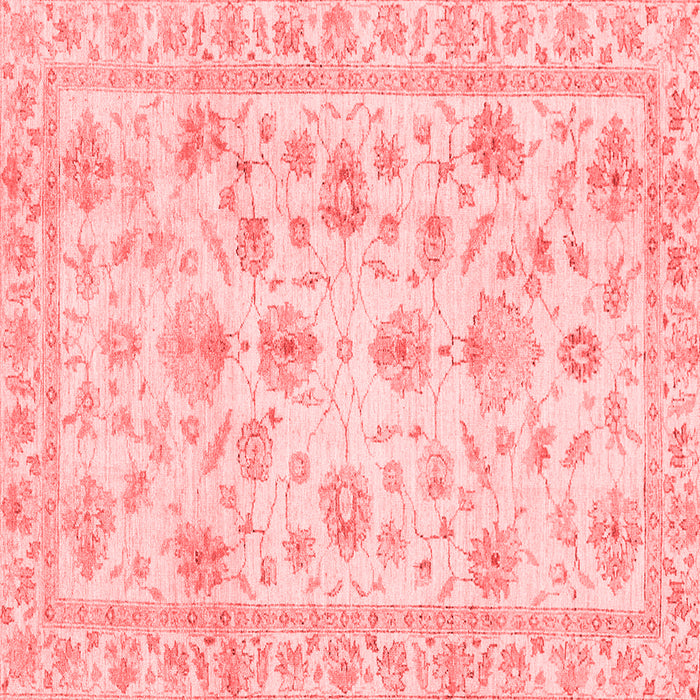 Machine Washable Oriental Red Traditional Rug, wshabs3022red