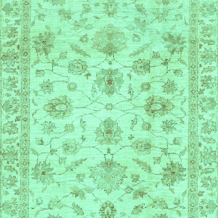 Machine Washable Oriental Turquoise Traditional Area Rugs, wshabs3022turq