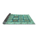 Sideview of Abstract Light Blue Modern Rug, abs3023lblu