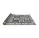 Sideview of Abstract Gray Modern Rug, abs3023gry