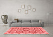 Modern Red Washable Rugs