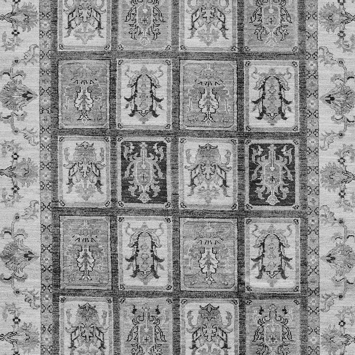 Machine Washable Abstract Gray Modern Rug, wshabs3023gry