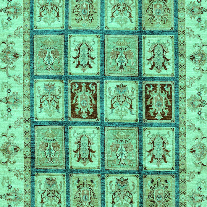 Abstract Turquoise Modern Rug, abs3023turq