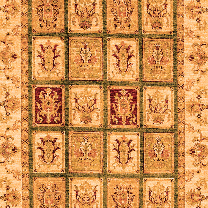 Machine Washable Abstract Orange Modern Area Rugs, wshabs3023org