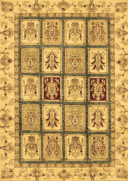 Abstract Brown Modern Rug, abs3023brn